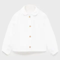 MANGO KIDS - Camisa Bambula Cuello Bebé Unisex Bebé