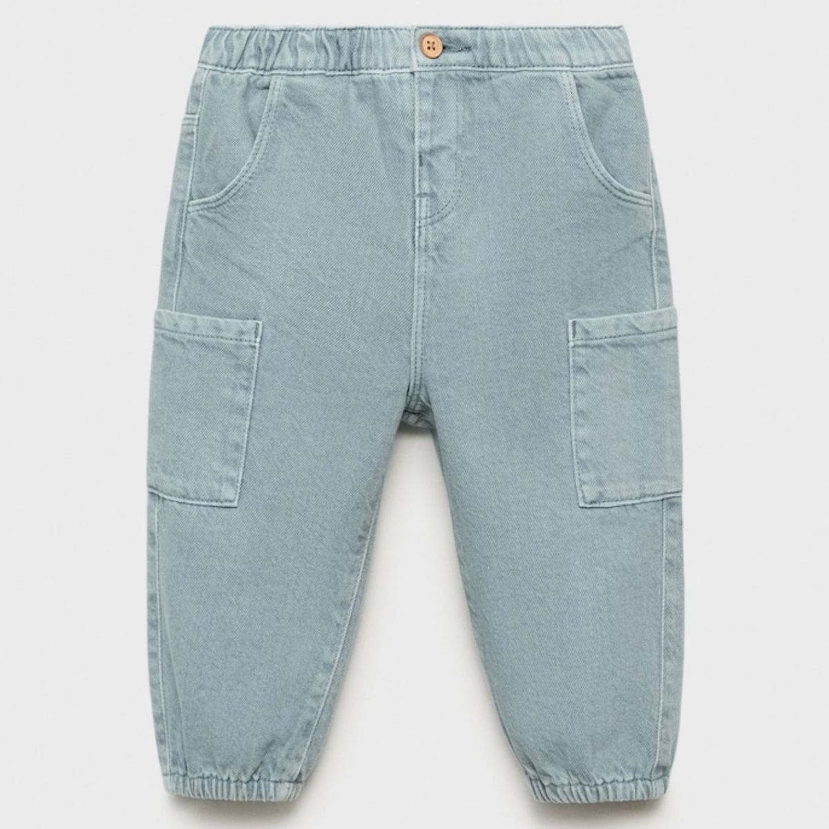 MANGO KIDS - Pantalones Cargo Algodón Unisex Bebé Mango Kids