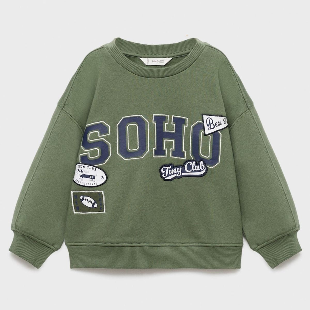 MANGO KIDS - Polerón Estampada Parche Bebé Niño Mango Kids