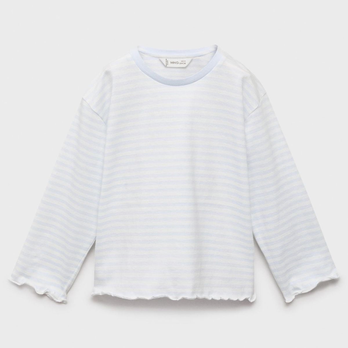 MANGO KIDS - Polera Algodón Rayas Bebé Niña Mango Kids