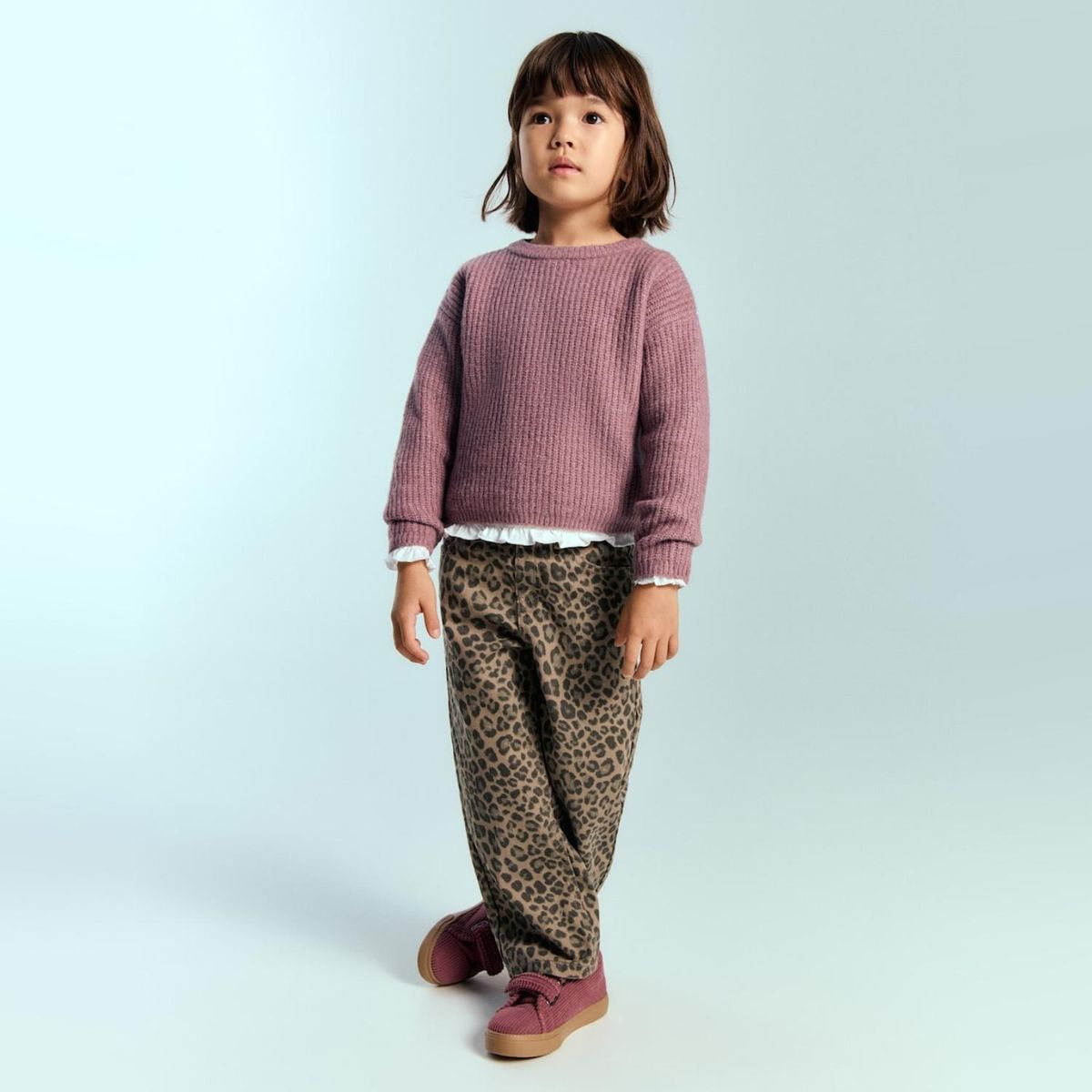 MANGO KIDS - Jeans Rectos Leopardo Bebé Niña Mango Kids