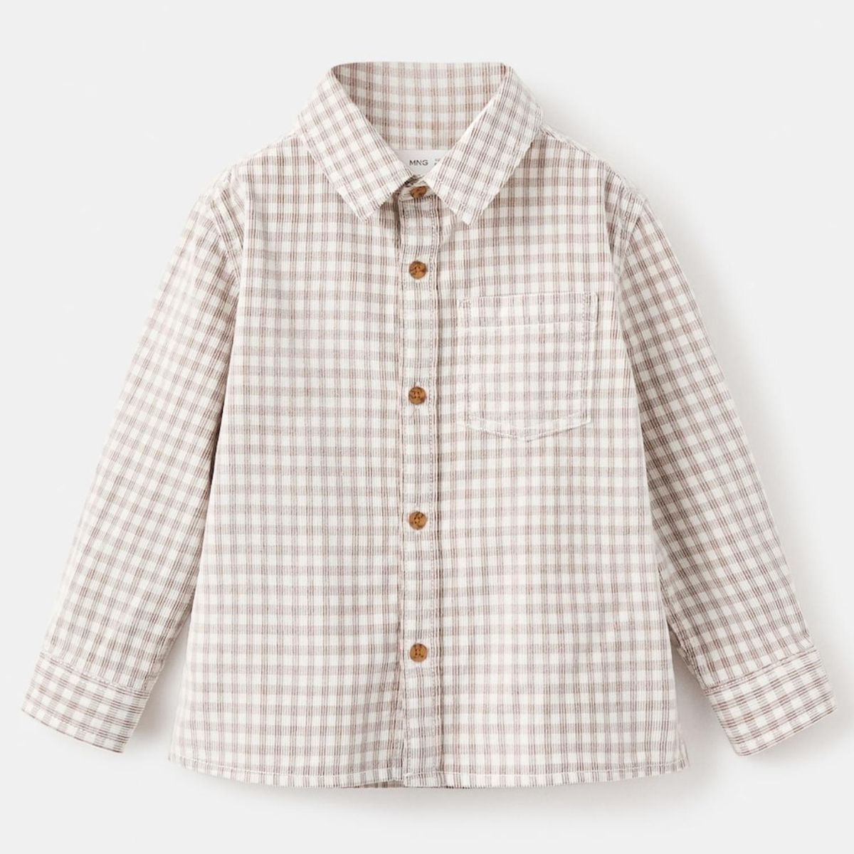 MANGO KIDS - Camisa Cuadros Algodón  Bebé Niño Mango Kids