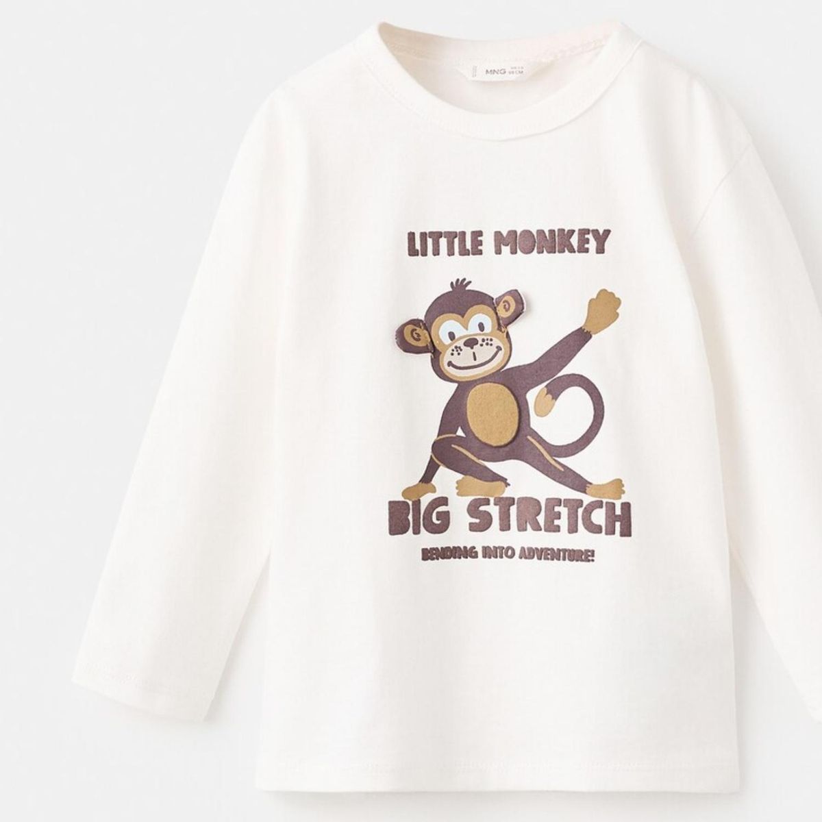 MANGO KIDS - Polera Estampado Relieve Bebé Niño Mango Kids