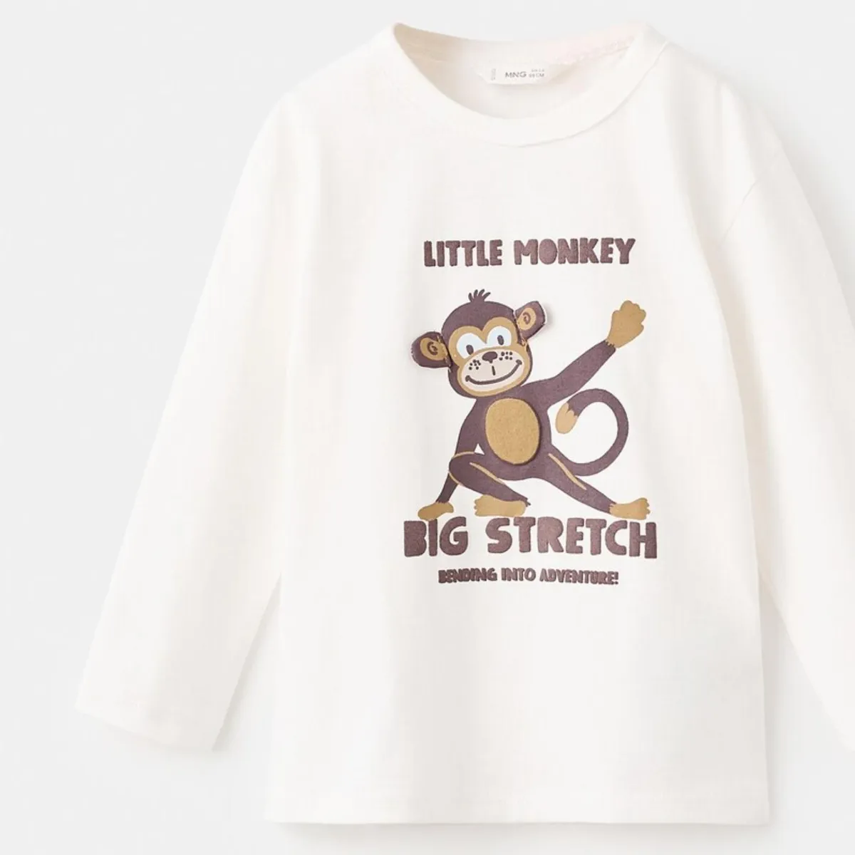 MANGO KIDS - Polera Estampado Relieve Bebé Niño Mango Kids