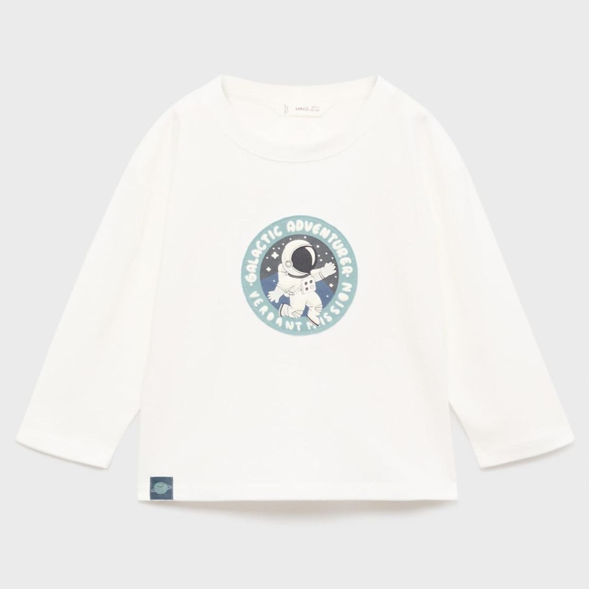 MANGO KIDS - Polera Textura Estampada Bebé Niño Mango Kids