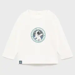 MANGO KIDS - Polera Textura Estampada Bebé Niño