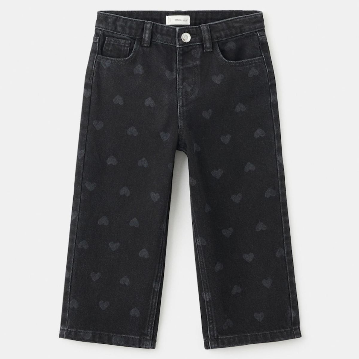 MANGO KIDS - Jeans Rectos Corazones Bebé Niña Mango Kids