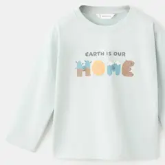 MANGO KIDS - Polera Algodón Estampada Bebé Niño
