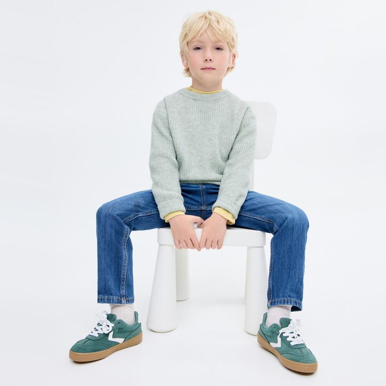 Sweater Punto Canalé Bebé Niño