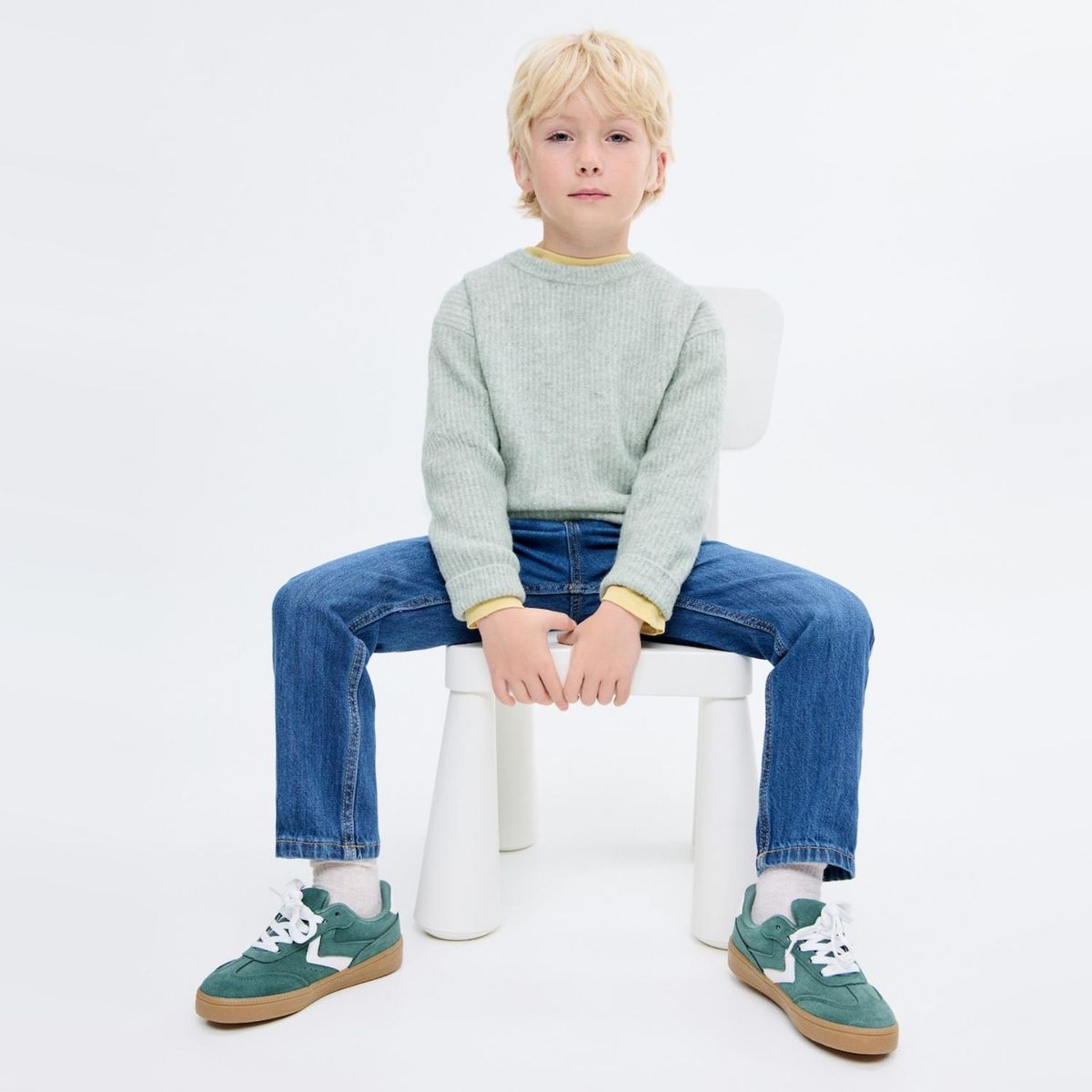 MANGO KIDS - Sweater Punto Canalé Bebé Niño Mango Kids