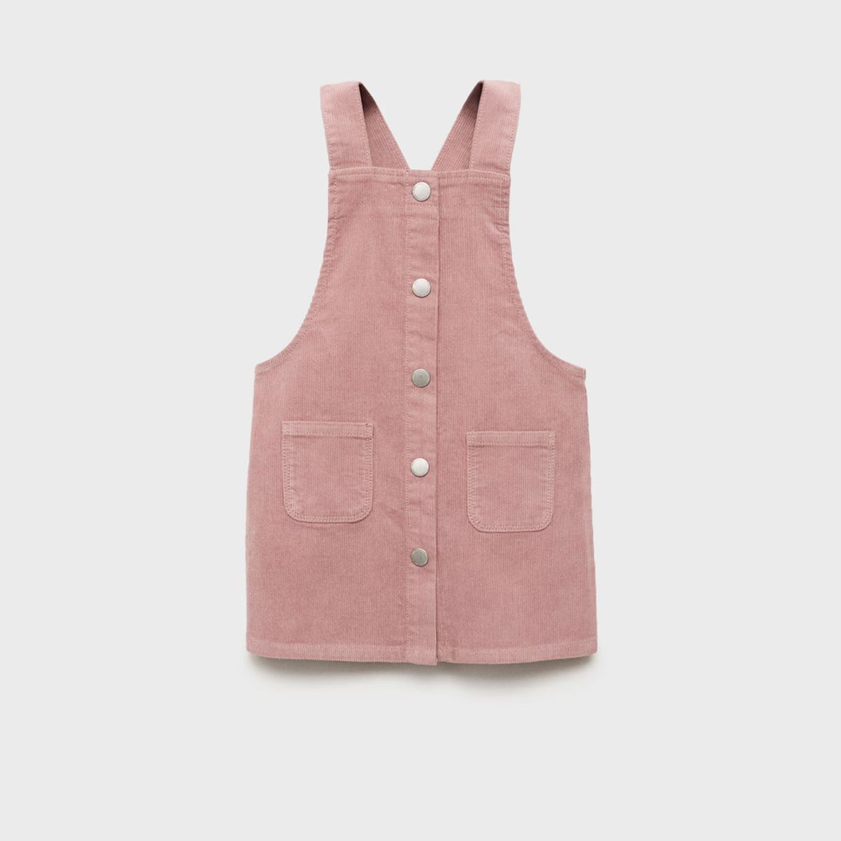 MANGO KIDS - Vestido Pana Bolsillos Bebé Niña Mango Kids