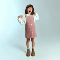 MANGO KIDS - Vestido Pana Bolsillos Bebé Niña