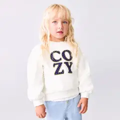 MANGO KIDS - Polerón Bordado Floral Bebé Niña