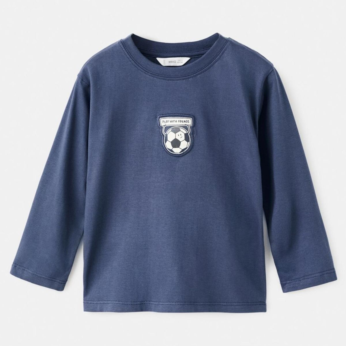 MANGO KIDS - Polera Bordada Estampada Bebé Niño Mango Kids