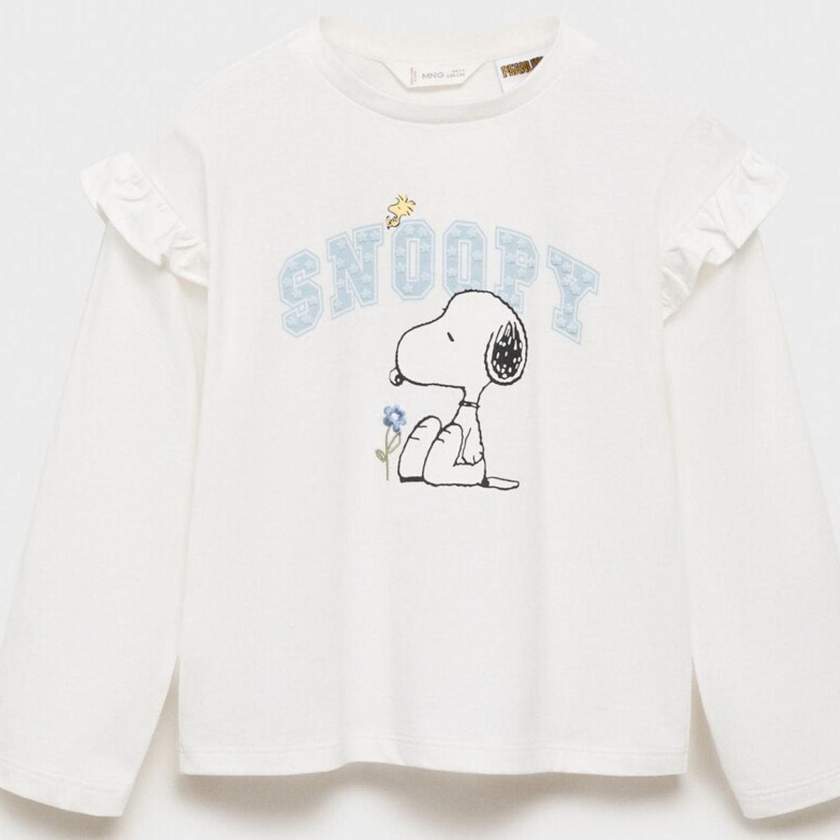 MANGO KIDS - Polera Algodón Snoopy Bebé Niña Mango Kids