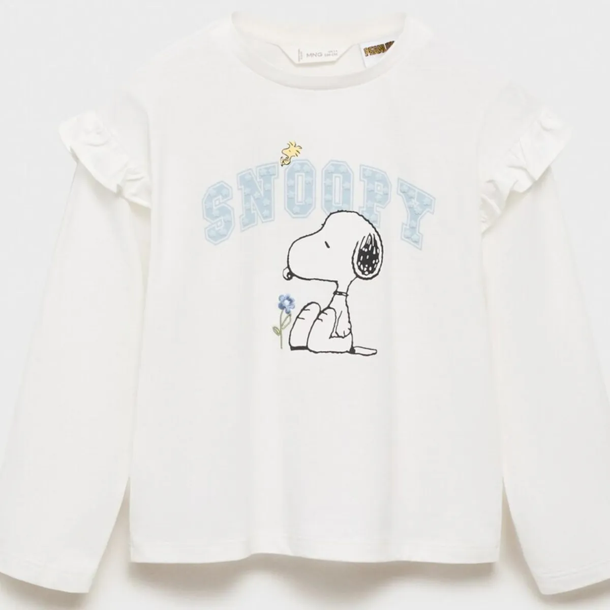 MANGO KIDS - Polera Algodón Snoopy Bebé Niña Mango Kids