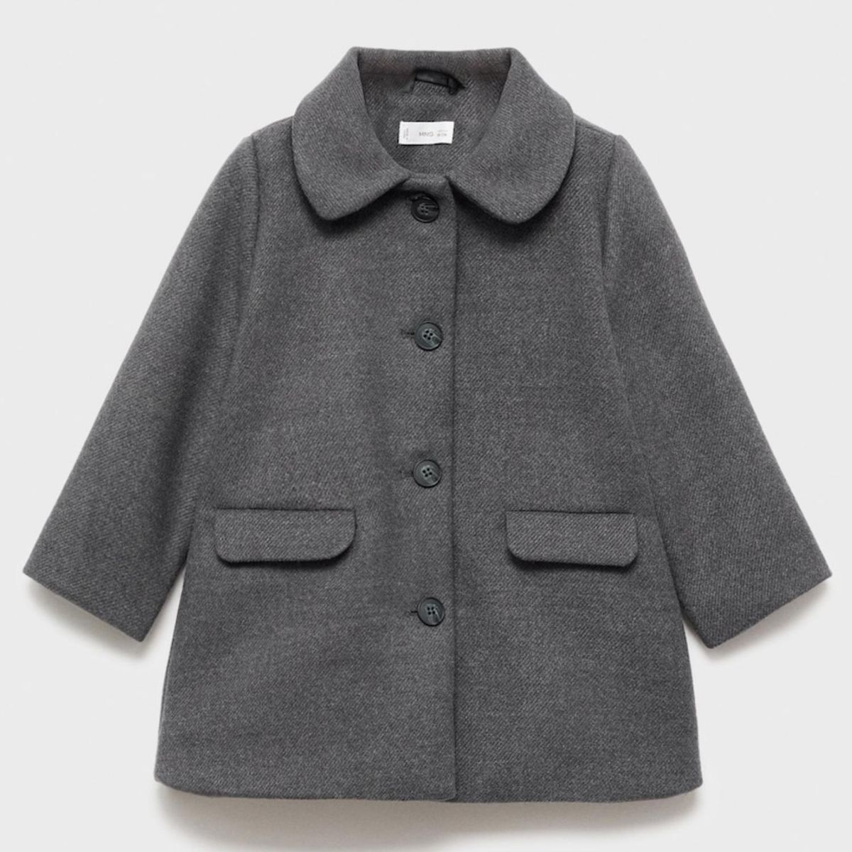 MANGO KIDS - Abrigo Paño Midi Bebé Niña Mango Kids