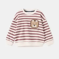 MANGO KIDS - Polerón Rayas Animal Estampado Bebé Niño