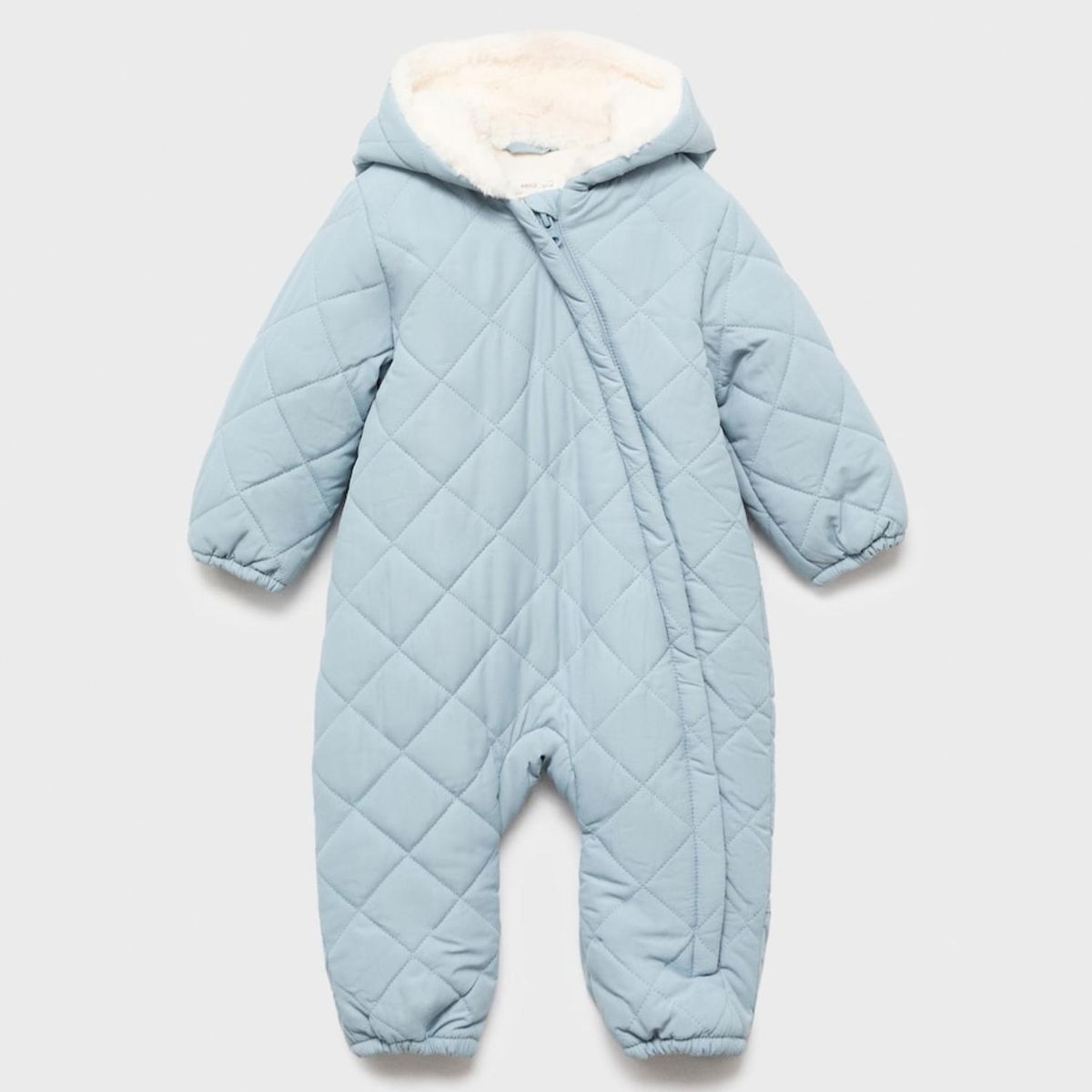 MANGO KIDS - Buzo Acolchado Interior Borreguito Unisex Bebé Mango Kids