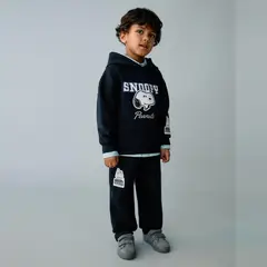 MANGO KIDS - Joggers Bordado Snoopy Bebé Niño