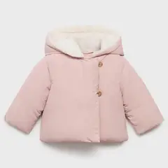 MANGO KIDS - Parka Capucha Pelo Unisex Bebé