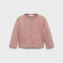 MANGO KIDS - Cárdigan Punto Bordado Unisex Bebé