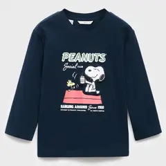 MANGO KIDS - Polera Estampada Snoopy Bebé Niño