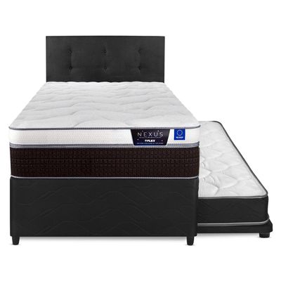 Imagen 2 del producto Divan Nexus Negro 1,5 Plazas Bx+Royal Negro