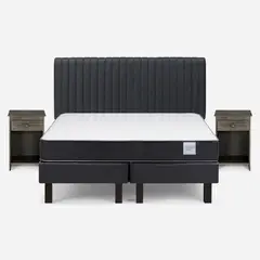 ROSEN - Cama Europea Wave 1.50X1.90 Bd Lucio G