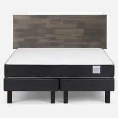 ROSEN - Cama Europea Wave 1.50X1.90 Bd Respaldo Tabor C