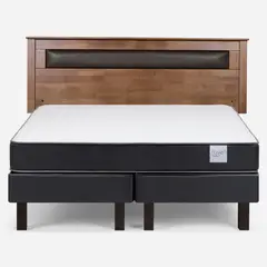 ROSEN - Cama Europea Wave 1.50X1.90 Bd Respaldo Ferrara