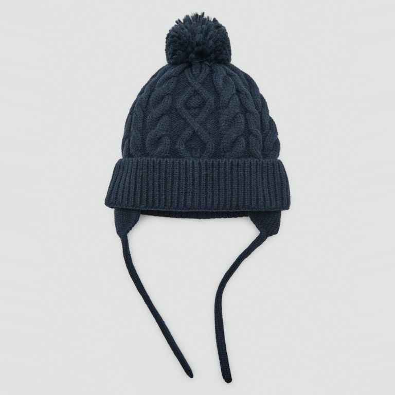 MANGO KIDS Gorro Punto Borla Bebé Niño