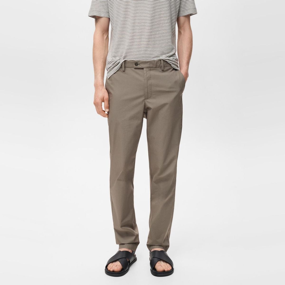 MANGO MAN - Pantalón Slim Fit 100% Algodón Hombre Mango Man