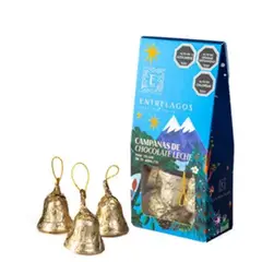 ENTRELAGOS - Estuche 17 Campanas Chocolate Leche 127 GR