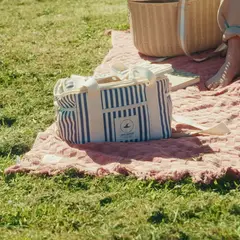 DRYHOOD - Cooler Lonchera Daily Azul Lineas