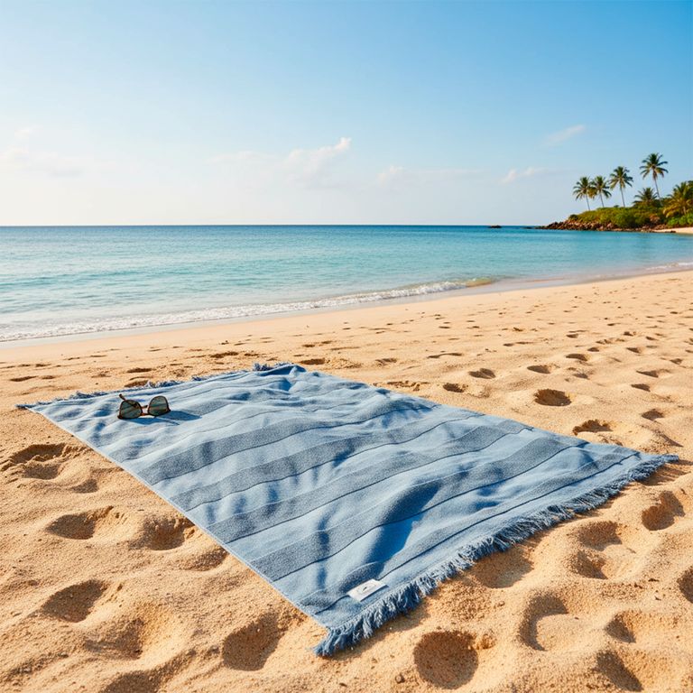 Toalla De Playa Menorca Azul