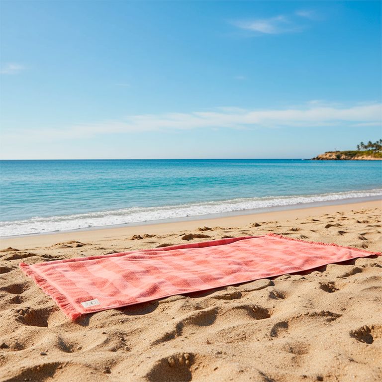Toalla De Playa Menorca Rosada