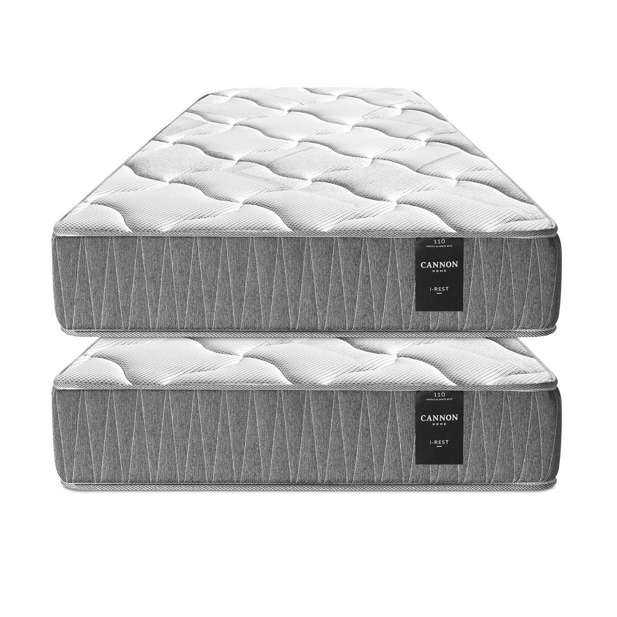 CANNON - 2 Colchones I-Rest 1.5 Plazas 190 cm Cannon