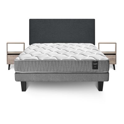 Imagen 2 del producto Cama Europea I Rest 2 Plazas + Respaldo + Velador