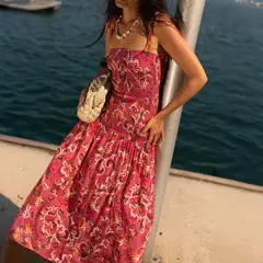 THE ARE - Vestido Largo Estampado Mujer