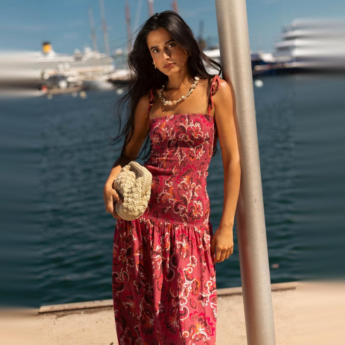 THE-ARE - Vestido Fiesta Lush Touch Estampado Mujer The Are