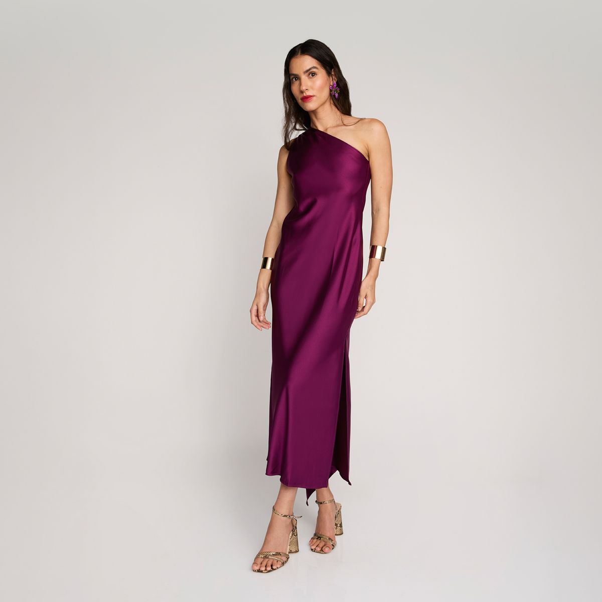 THE-ARE - Vestido Fiesta Mrs.Abril Midi Mujer The Are