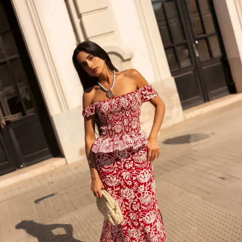 THE ARE - Top Sunkissdays Estampado Mujer The Are