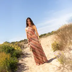 THE ARE - Falda Coral Soul de Punto Mujer