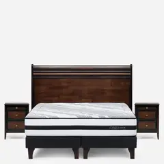 ROSEN - Cama Europea Driven 2 Plazas Base Dividida Opera II