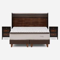 Cama Europea Nest 2 Plazas Base Dividida Opera II