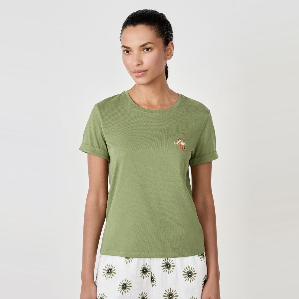 ETAM - Top de Pijama Algodón Tony Mujer Etam