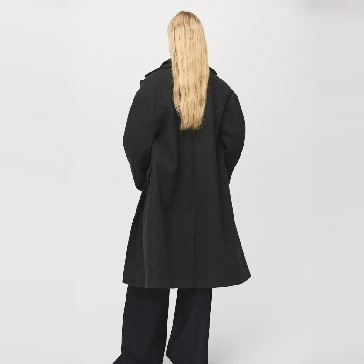 MANGO - Abrigo Largo Mujer Mango