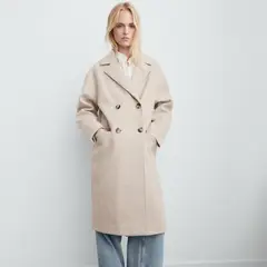 MANGO - Abrigo Largo Mujer