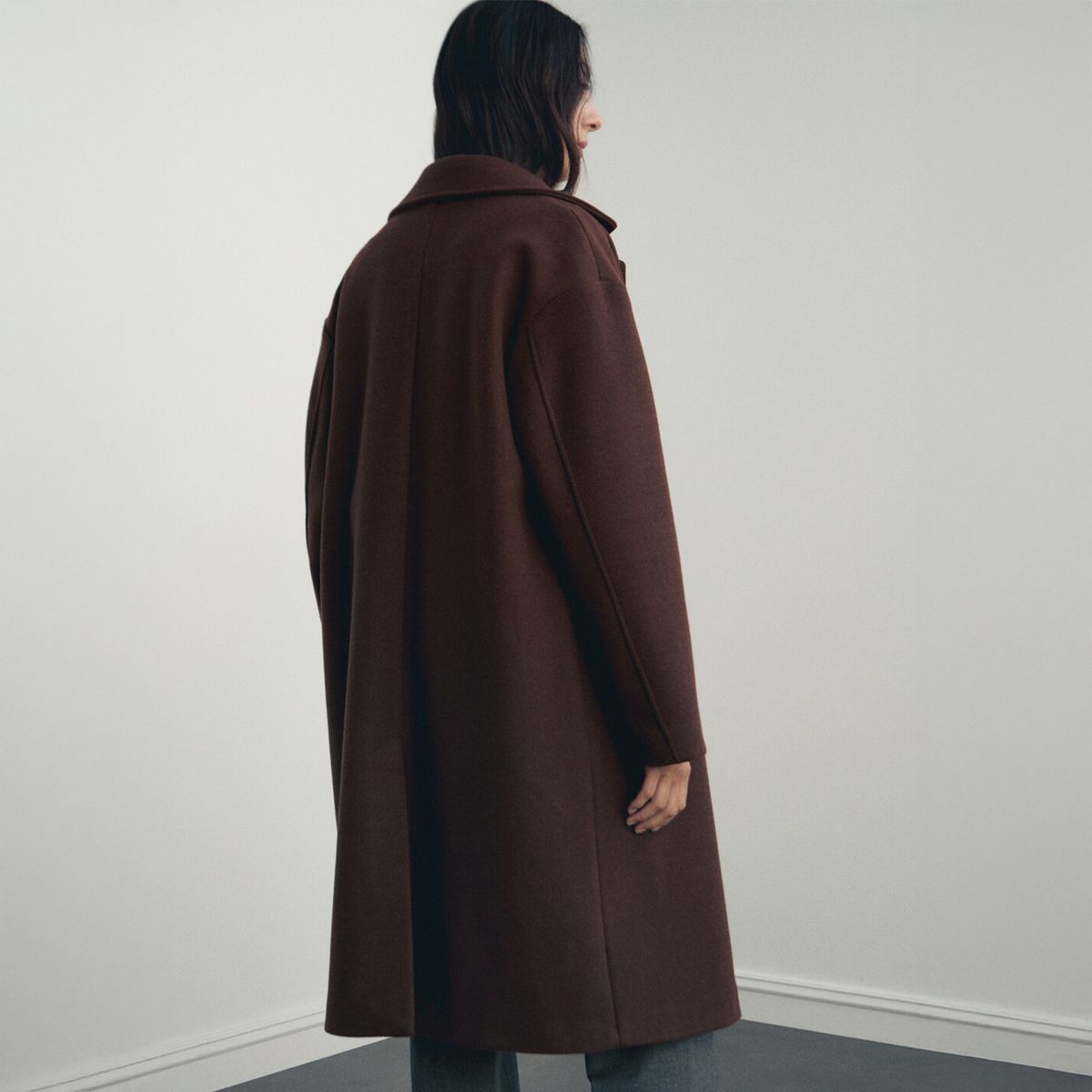 MANGO - Abrigo Largo Mujer Mango